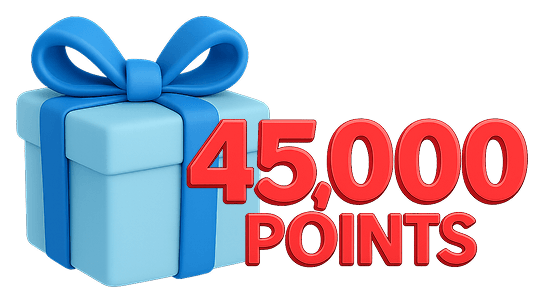 35000 BonusLink Points welcome reward