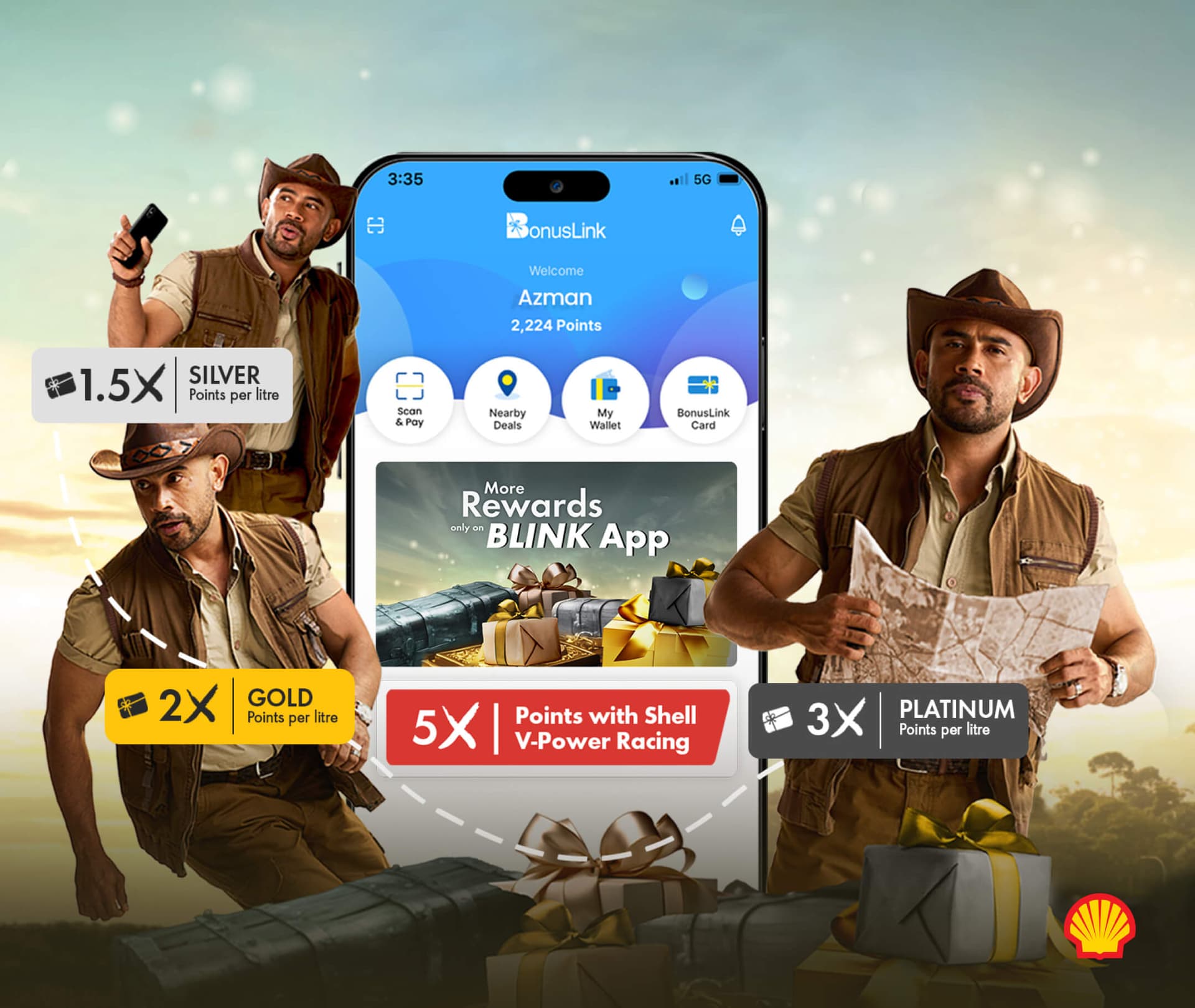 Power up your rewards with BonusLink at Shell