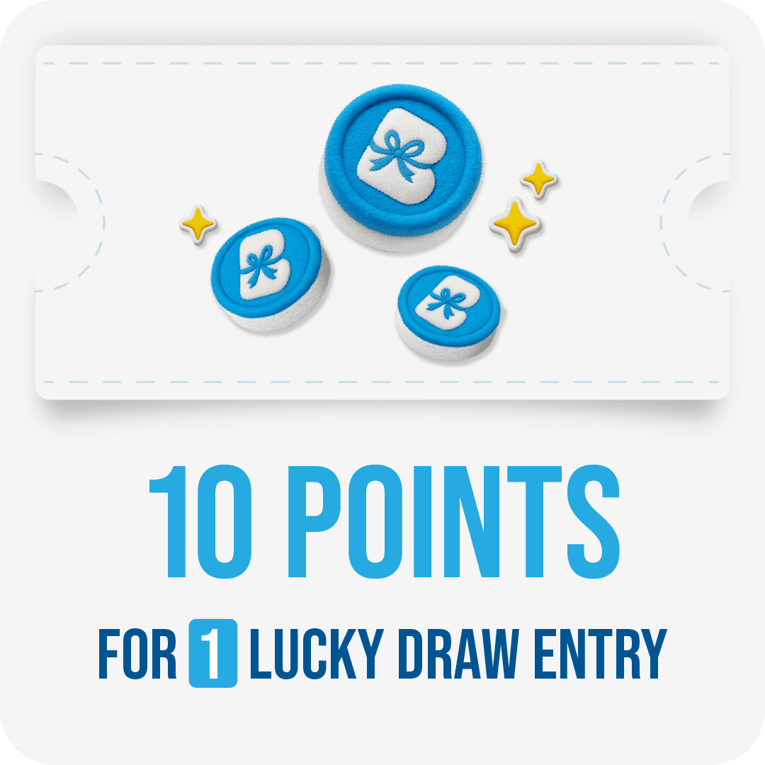 10 Points Lucky Draw Entry