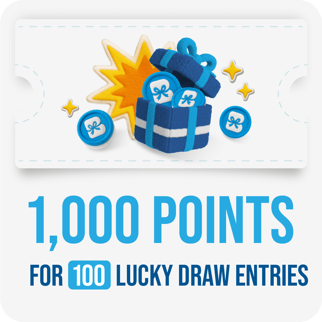 1000 Points Lucky Draw Entry