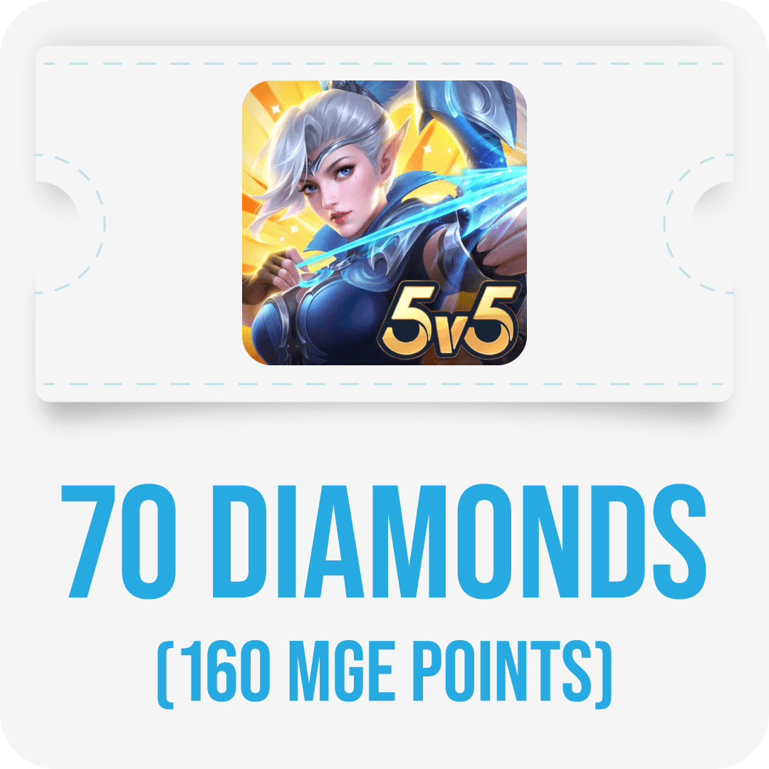 MLBB 70 Diamonds (160 MGE Points)