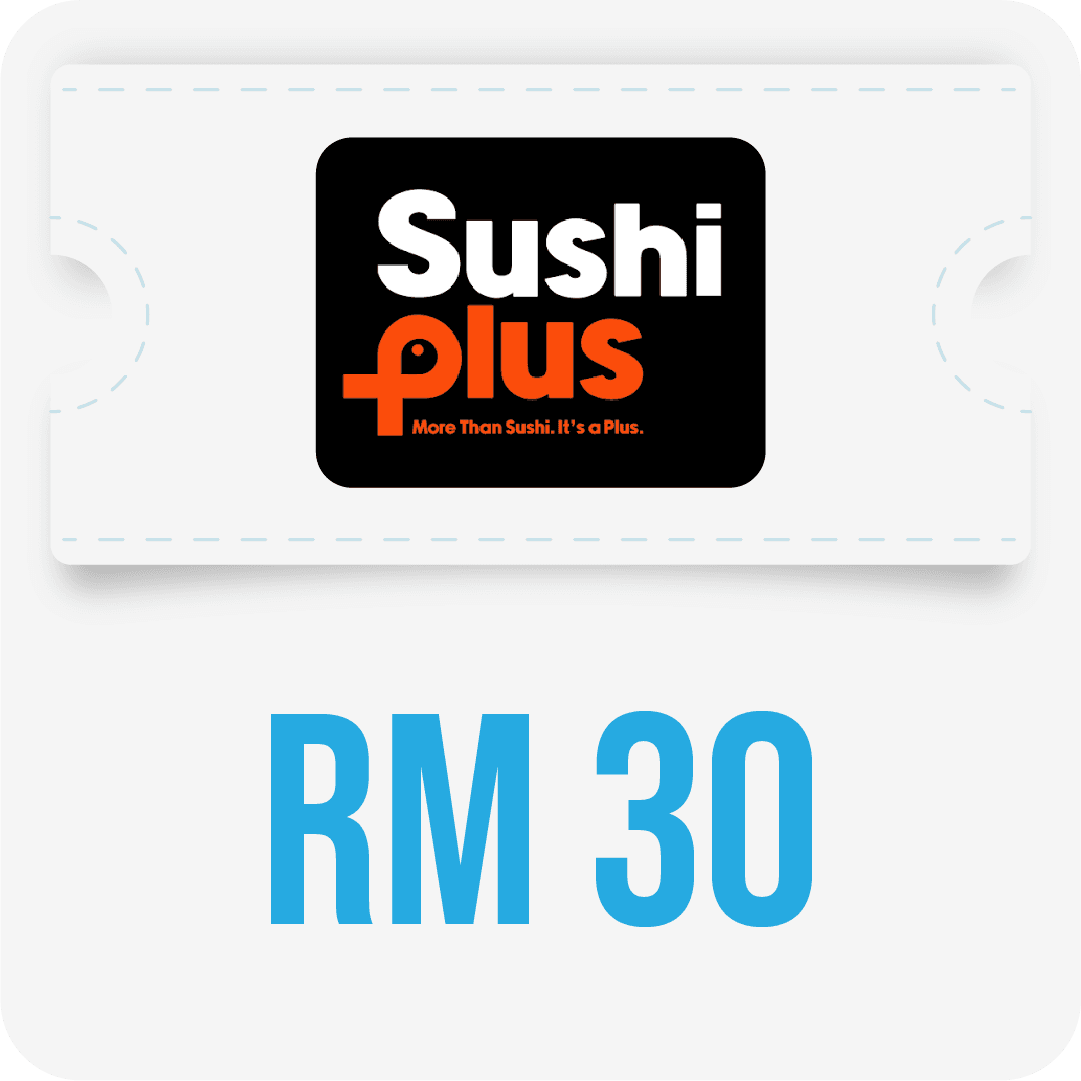 Sushi Plus RM30 E-Voucher